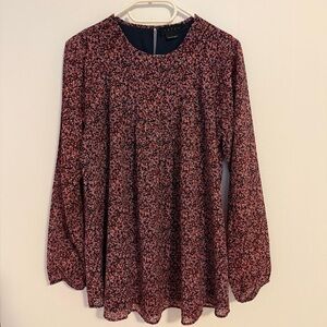 Hatch The Marina Pink Floral Long-Sleeve Maternity Blouse